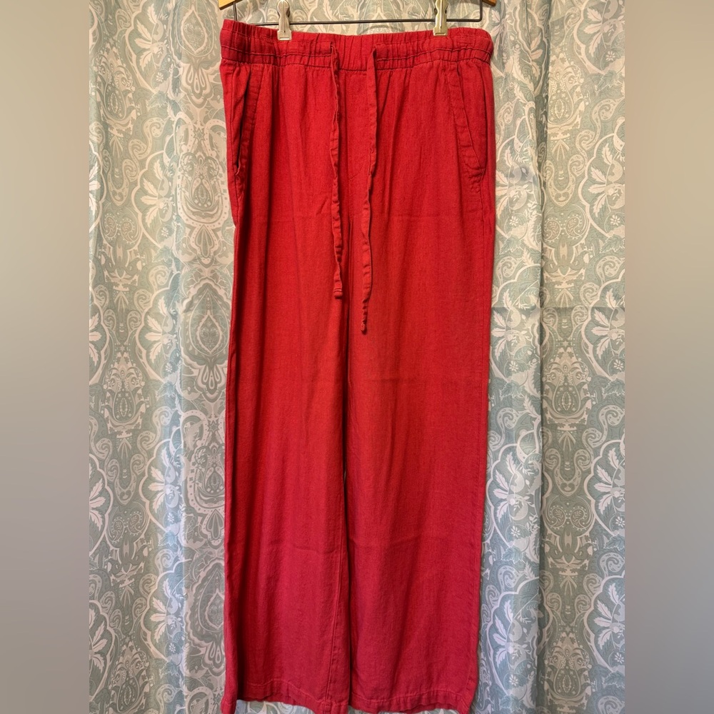 Old Navy Coral linen pants